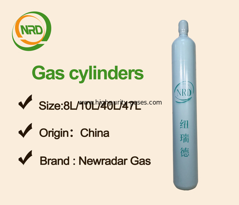 40L Seamless Steel Compressed Gas Canister For High Purity Gases