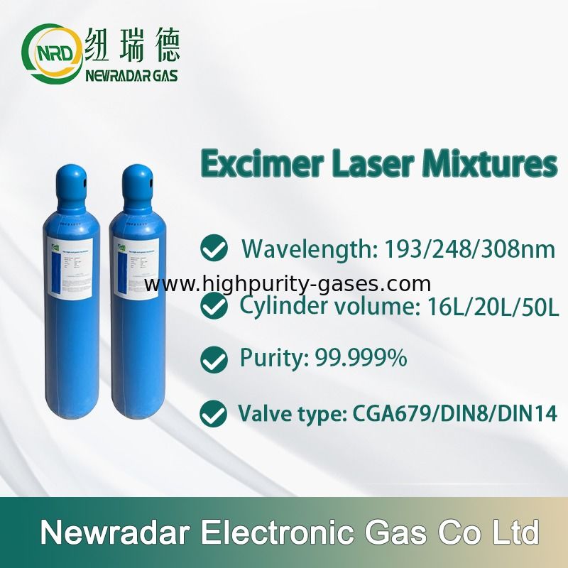 2025 Premix ArF Gas for B&L Teneo 317 cylinder 20L Din 8 Argon Neon F2