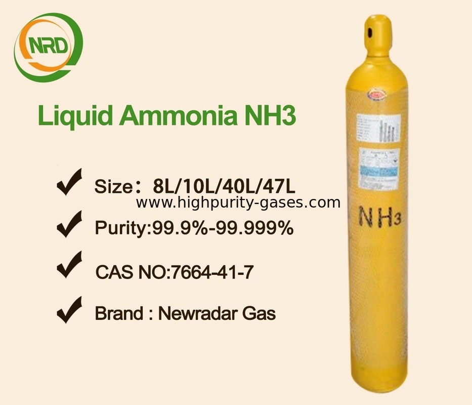Flammable Colorless Industrial Gases Anhydrous Liquid Ammonia NH3